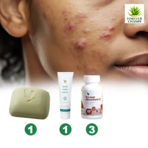 Bouton et Tâche au visage